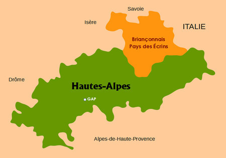 Carte Briançonnais Pays Des Ecrins